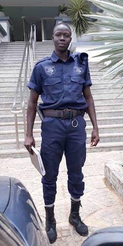 Un agent de Silver Sécurité Sénégal